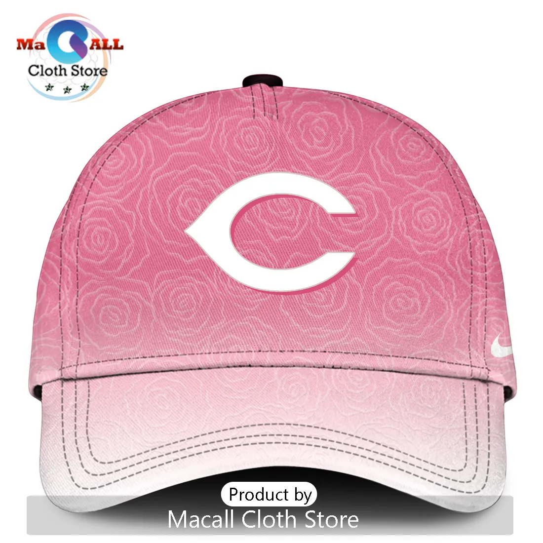 Cincinnati Reds Mother’s Day Pink Floral Mom Love Baseball Jersey
