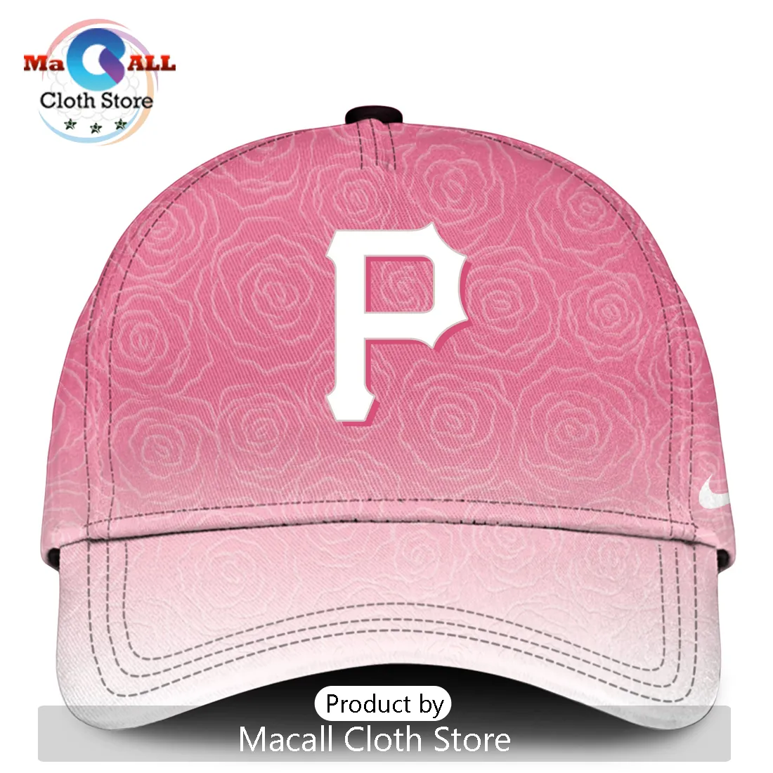 Pittsburgh Pirates Mom Mother’s Day Pink Floral Baseball Jersey