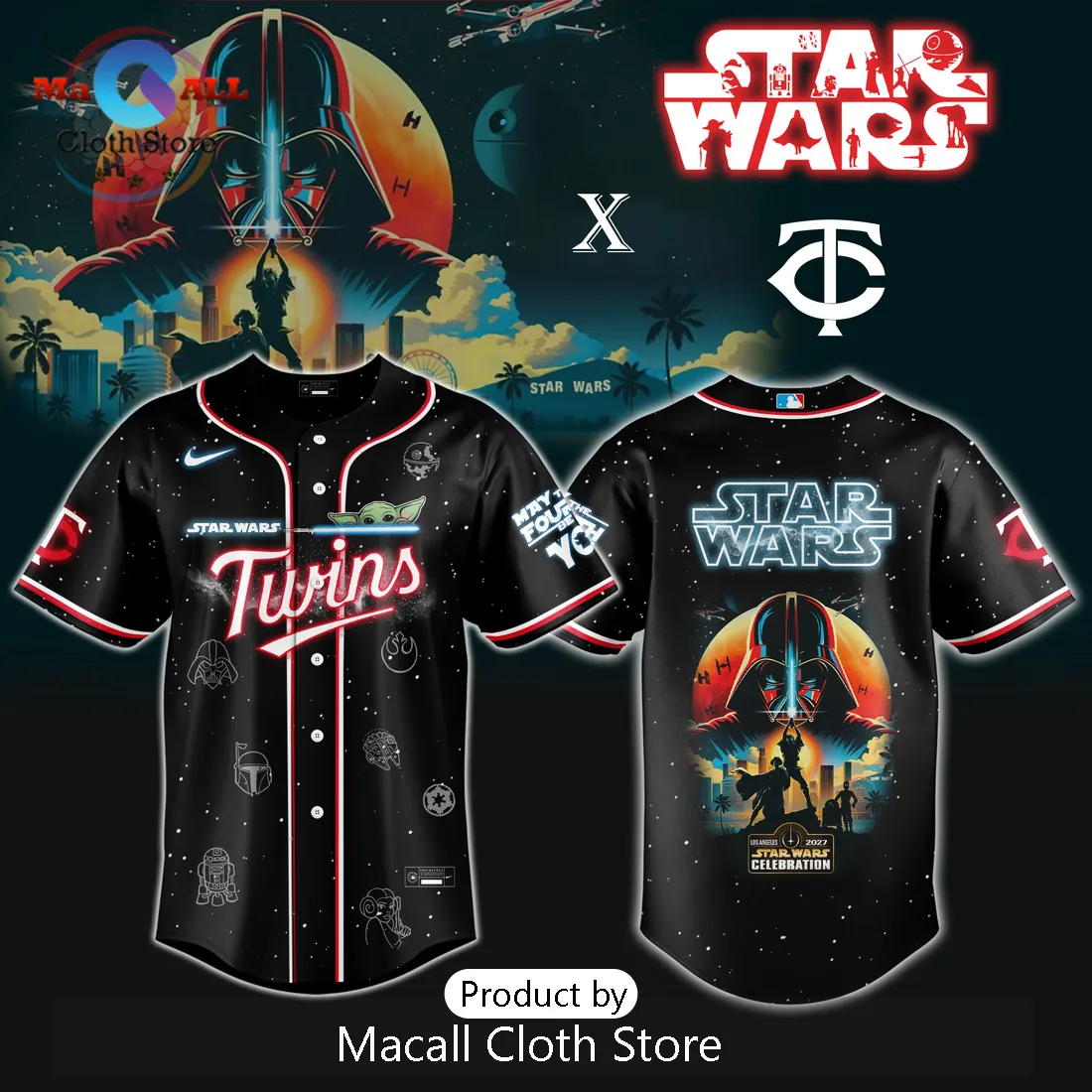 Minnesota Twins MLB x Star Wars Grogu Jersey Limited Edition 2026