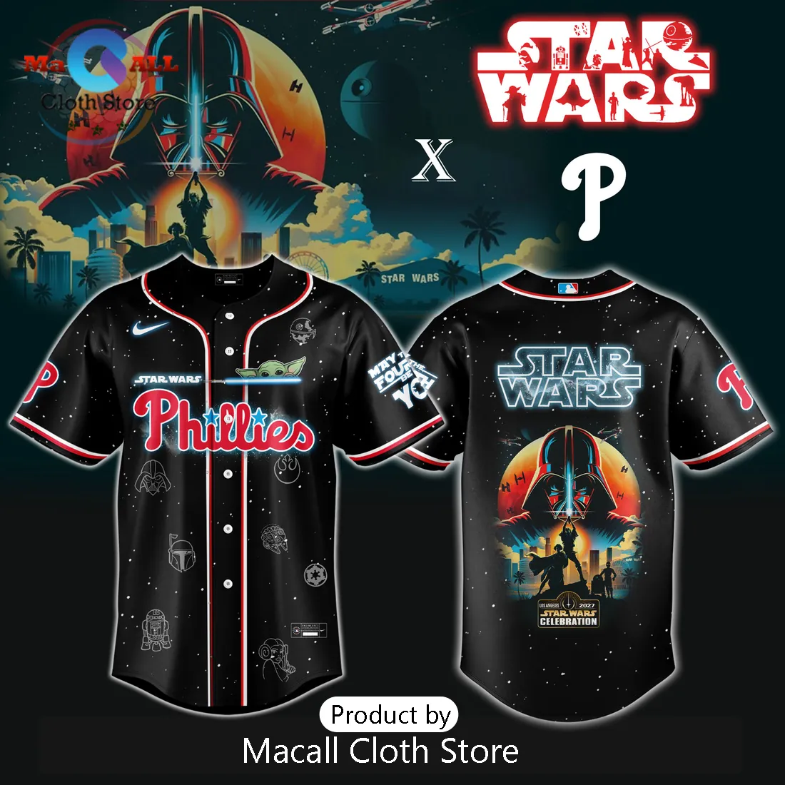 Phillies MLB x Star Wars Grogu Jersey Limited Edition 2026