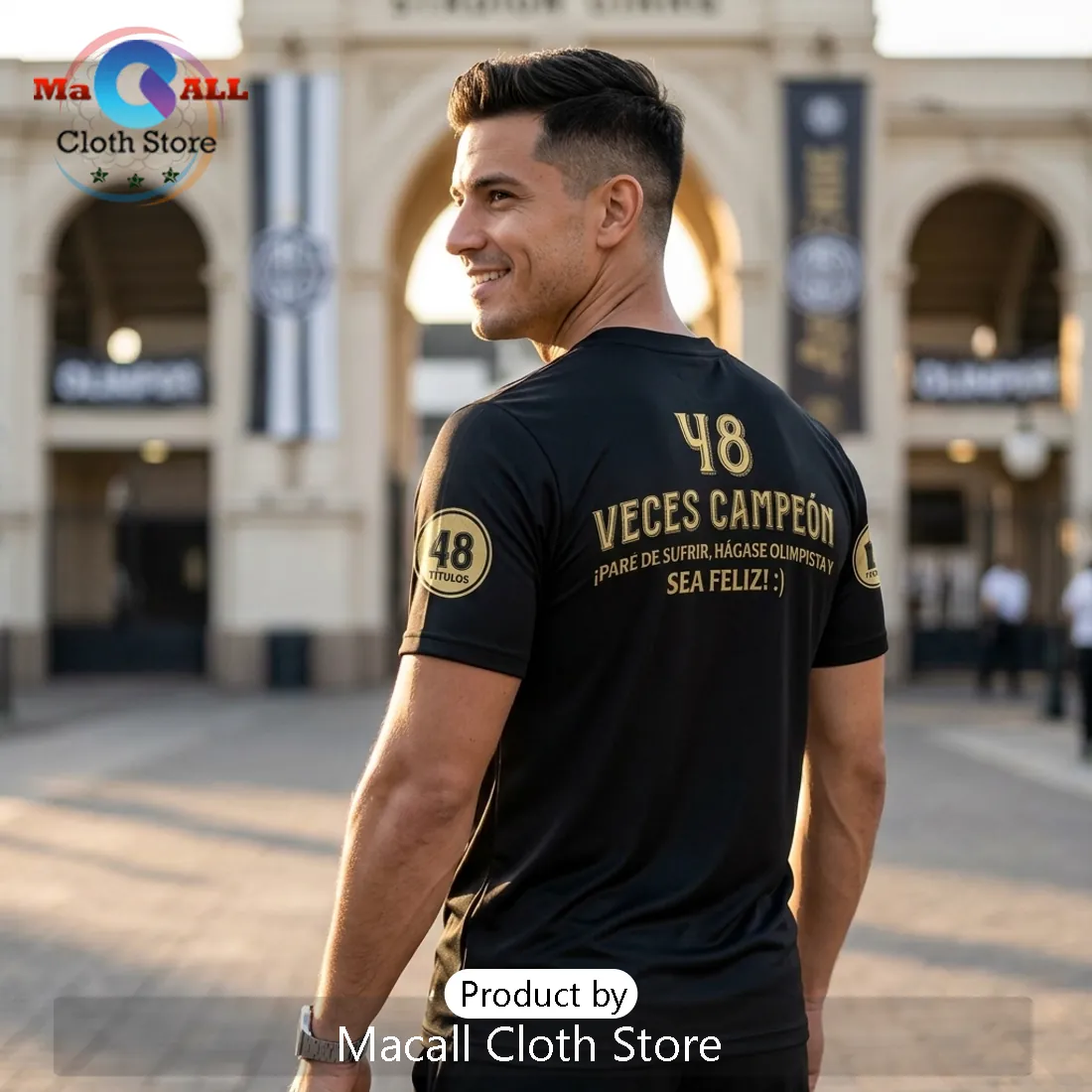 Olimpia Siempre Vuelve 2026 Champion King Throne Black T-Shirt Olimpia Siempre Vuelve 2026 Champion King Throne Black T-Shirt