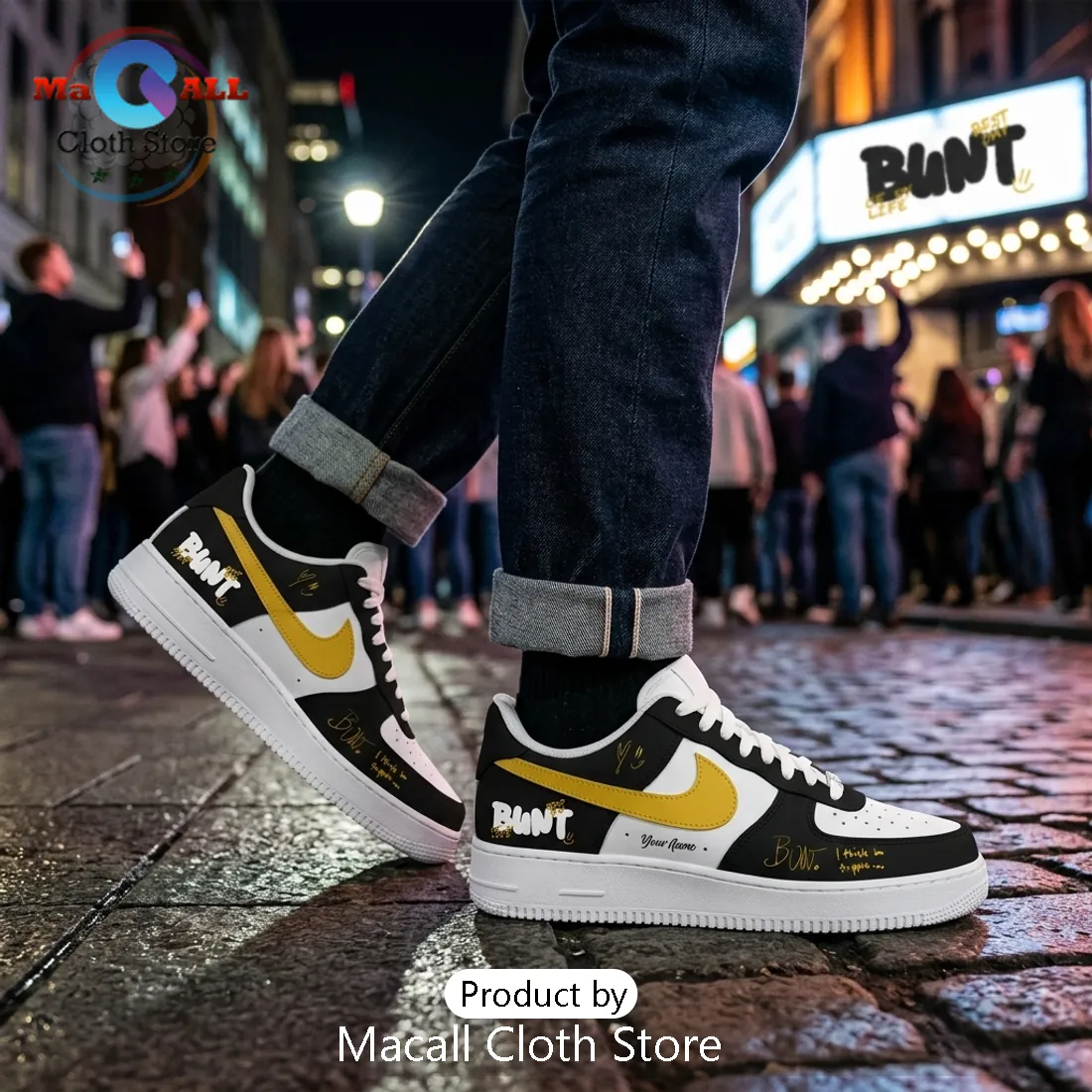 BUNT In The Round Tour Personalized Air Force 1 Sneakers BUNT In The Round Tour Personalized Air Force 1 Sneakers