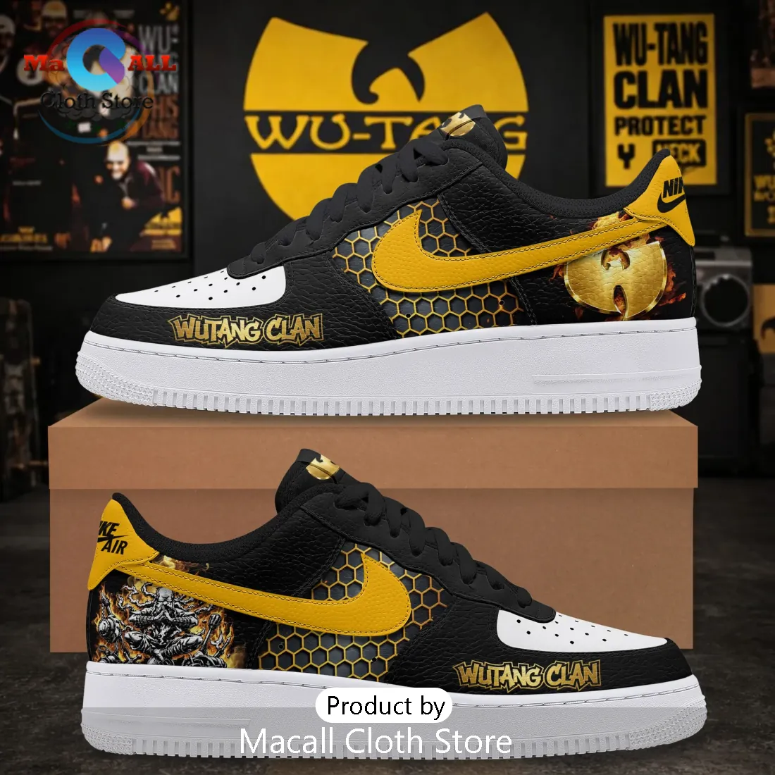 Wu-Tang Clan Nike Air Force 1 Limited Edition Wu-Tang Clan Nike Air Force 1 Limited Edition