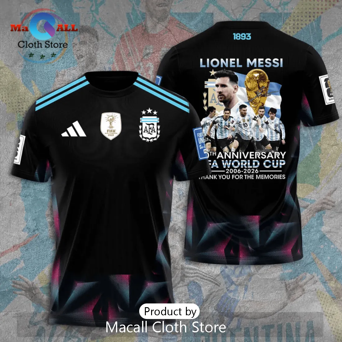 FIFA World Cup Argentina 20th Anniversary Pullover Hoodie FIFA World Cup Argentina 20th Anniversary Pullover Hoodie