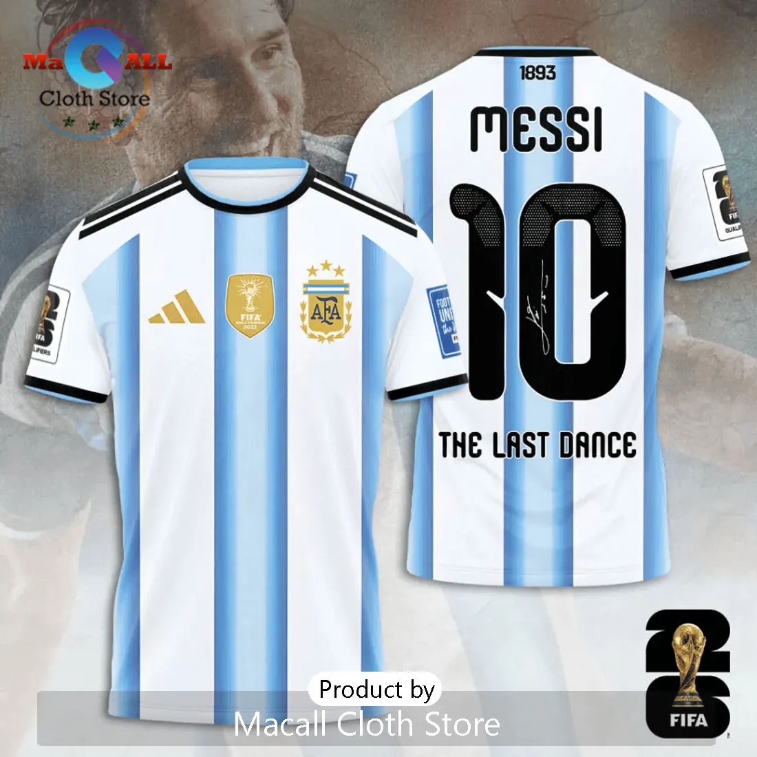 Lionel Messi Argentina Last Dance #10 Limited Edition Pullover Hoodie Lionel Messi Argentina Last Dance #10 Limited Edition Pullover Hoodie