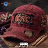 AC/DC Back in Black Limited Edition Distressed Baseball Cap AC/DC Back in Black Limited Edition Distressed Baseball Cap