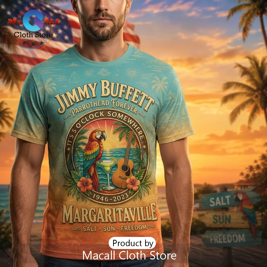 Jimmy Buffett Margaritaville Sunset Paradise Shirt Jimmy Buffett Margaritaville Sunset Paradise Shirt