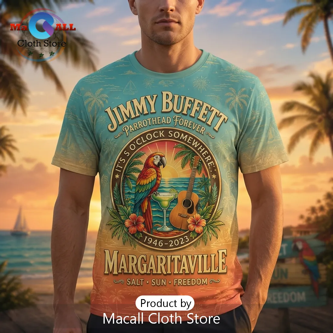 Jimmy Buffett Margaritaville Sunset Paradise Shirt Jimmy Buffett Margaritaville Sunset Paradise Shirt
