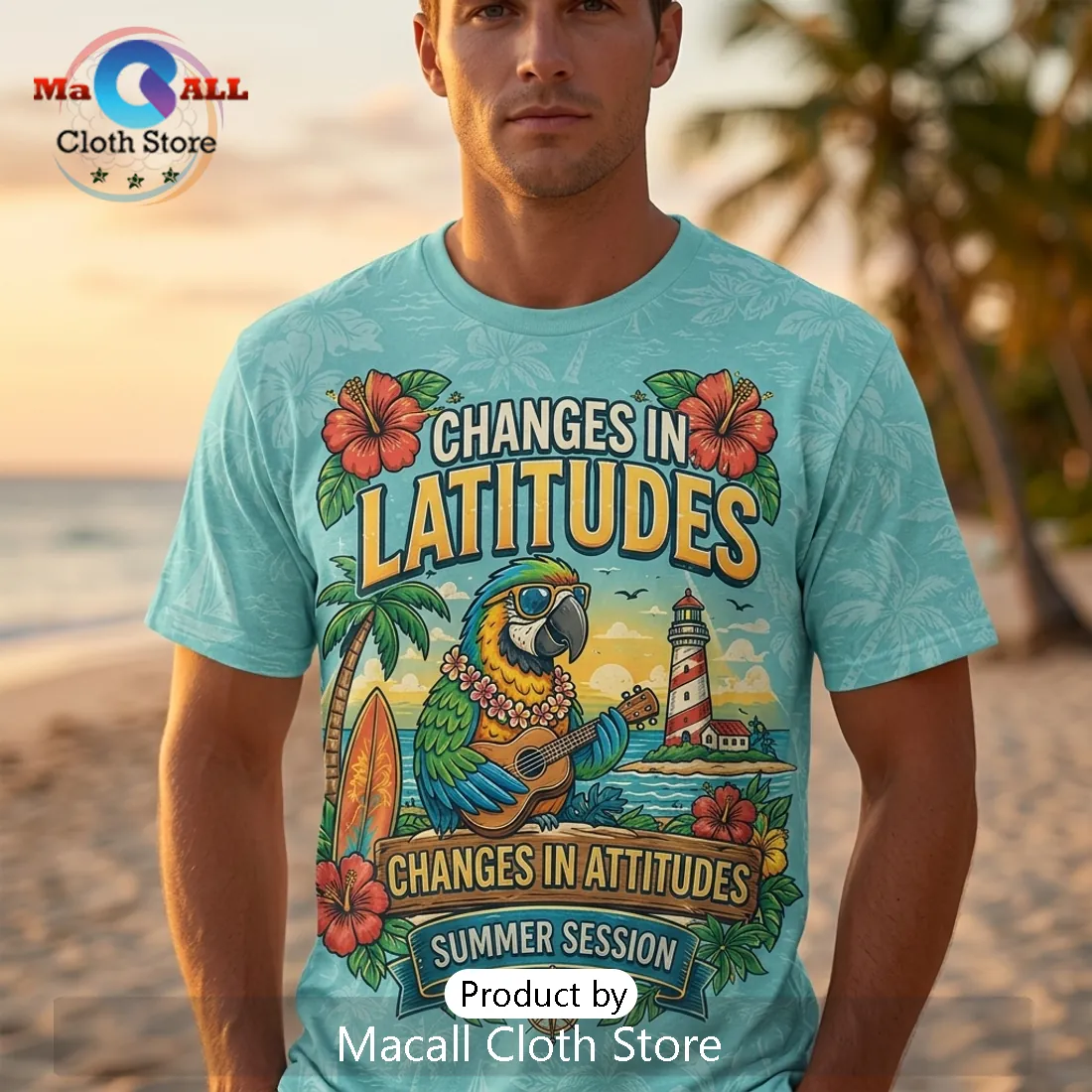Margaritaville Changes in Latitudes Parrot Beach Limited Edition Shirt Margaritaville Changes in Latitudes Parrot Beach Limited Edition Shirt