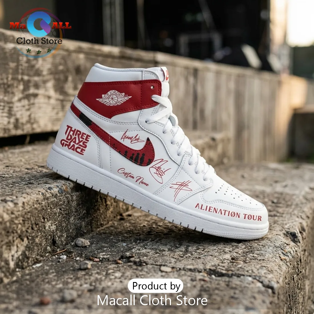 Three Days Grace Alienation Tour 2026 Limited Edition Air Jordan 1 Three Days Grace Alienation Tour 2026 Limited Edition Air Jordan 1