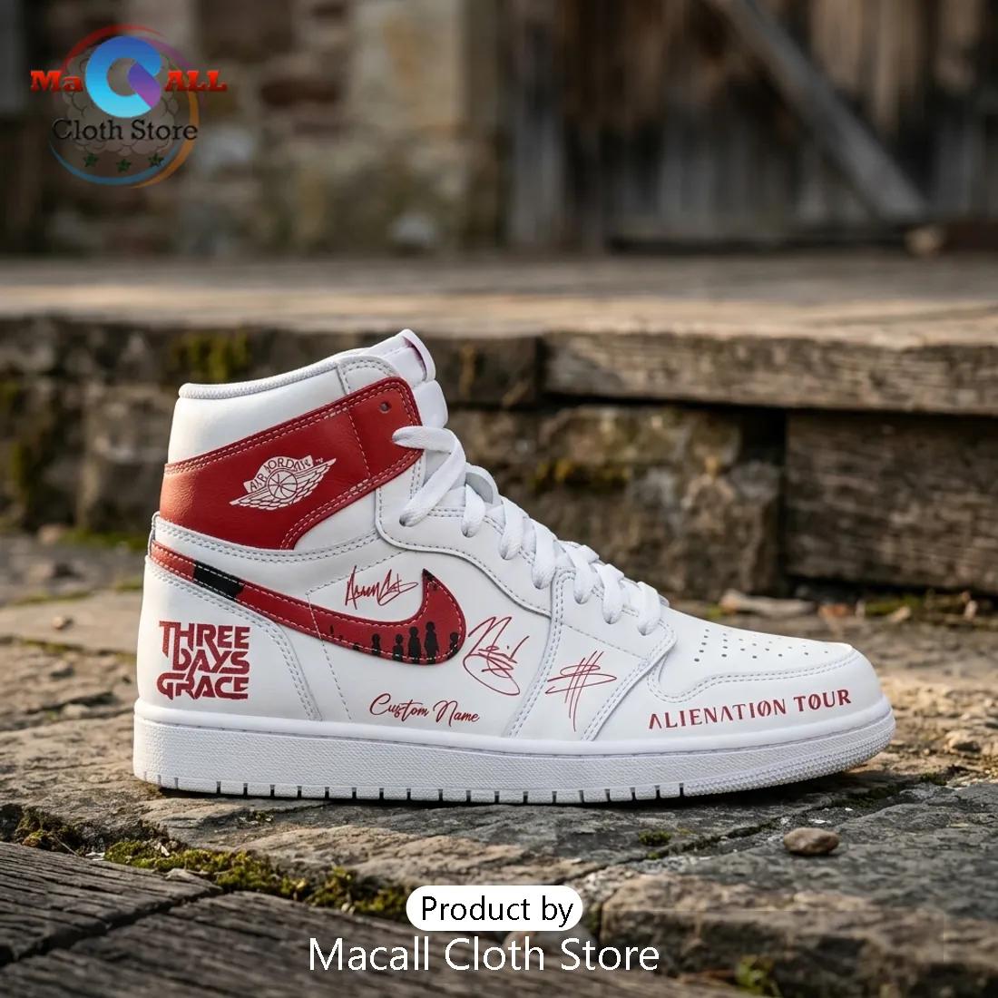 Three Days Grace Alienation Tour 2026 Limited Edition Air Jordan 1 Three Days Grace Alienation Tour 2026 Limited Edition Air Jordan 1