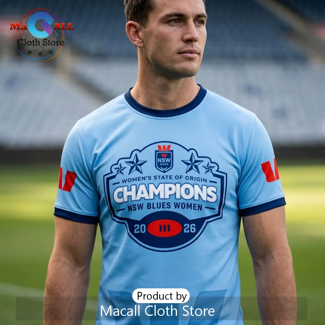 New South Wales Blues Women’s State of Origin 2026 Champions Shirt New South Wales Blues Women’s State of Origin 2026 Champions Shirt