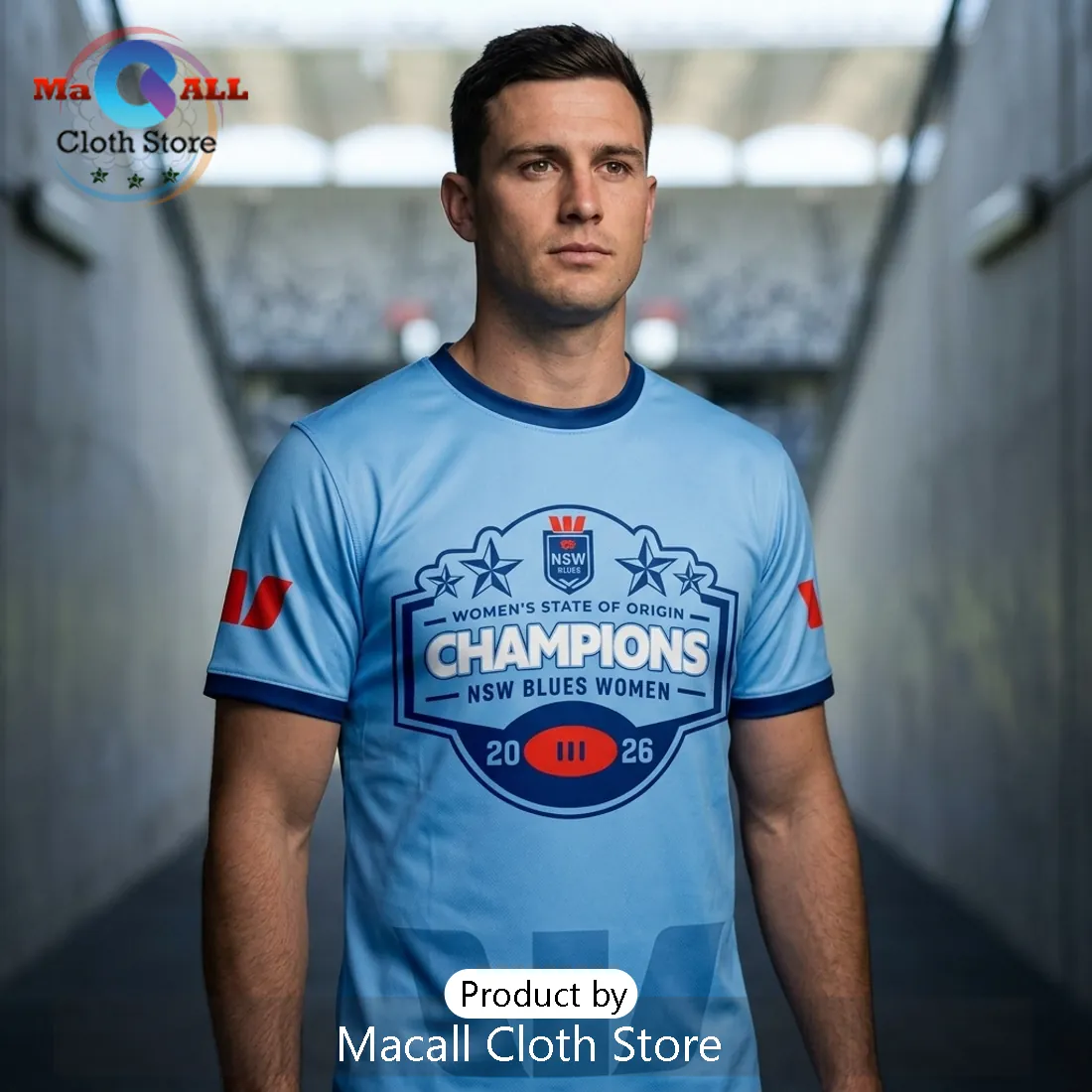 New South Wales Blues Women’s State of Origin 2026 Champions Shirt New South Wales Blues Women’s State of Origin 2026 Champions Shirt