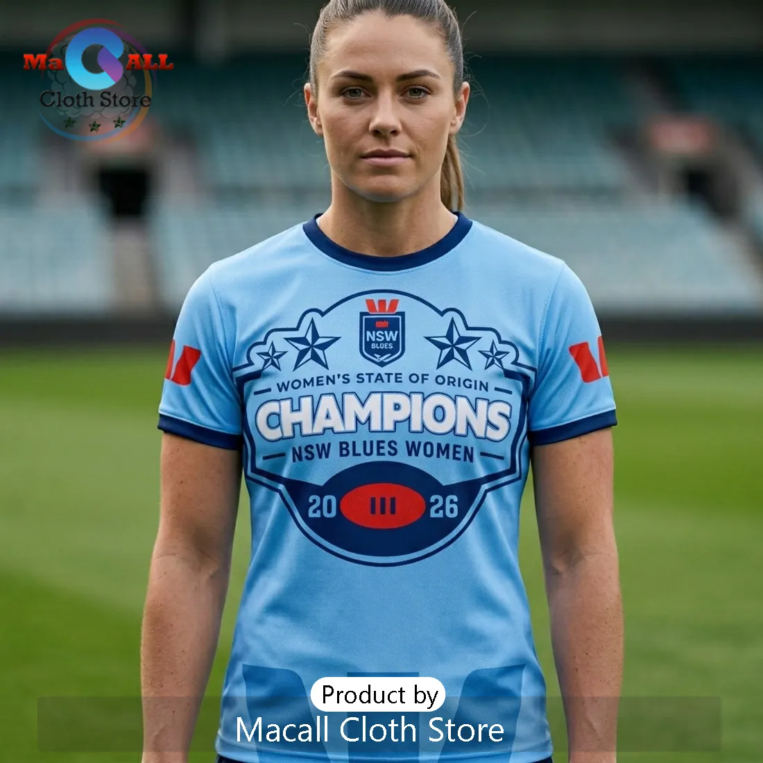 New South Wales Blues Women’s State of Origin 2026 Champions Shirt New South Wales Blues Women’s State of Origin 2026 Champions Shirt