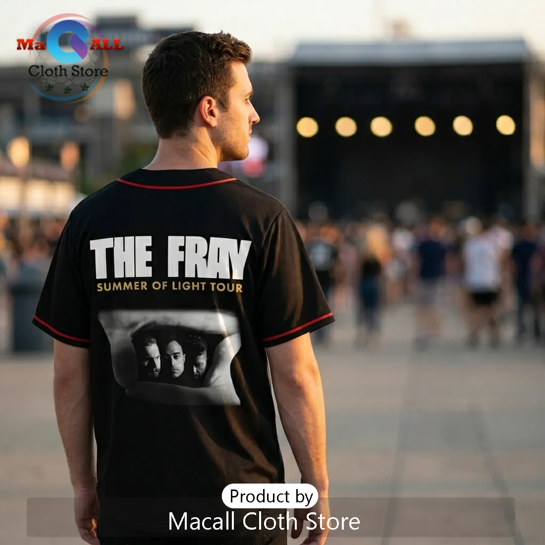 The Fray Summer of Light Tour Limited Edition Baseball Jersey The Fray Summer of Light Tour Limited Edition Baseball Jersey
