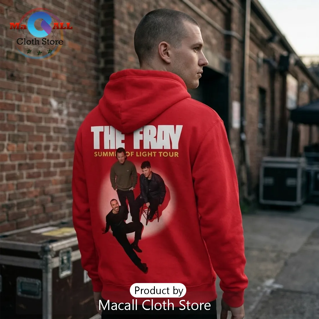 2026 The Fray Summer of Light Tour Red Hoodie 2026 The Fray Summer of Light Tour Red Hoodie