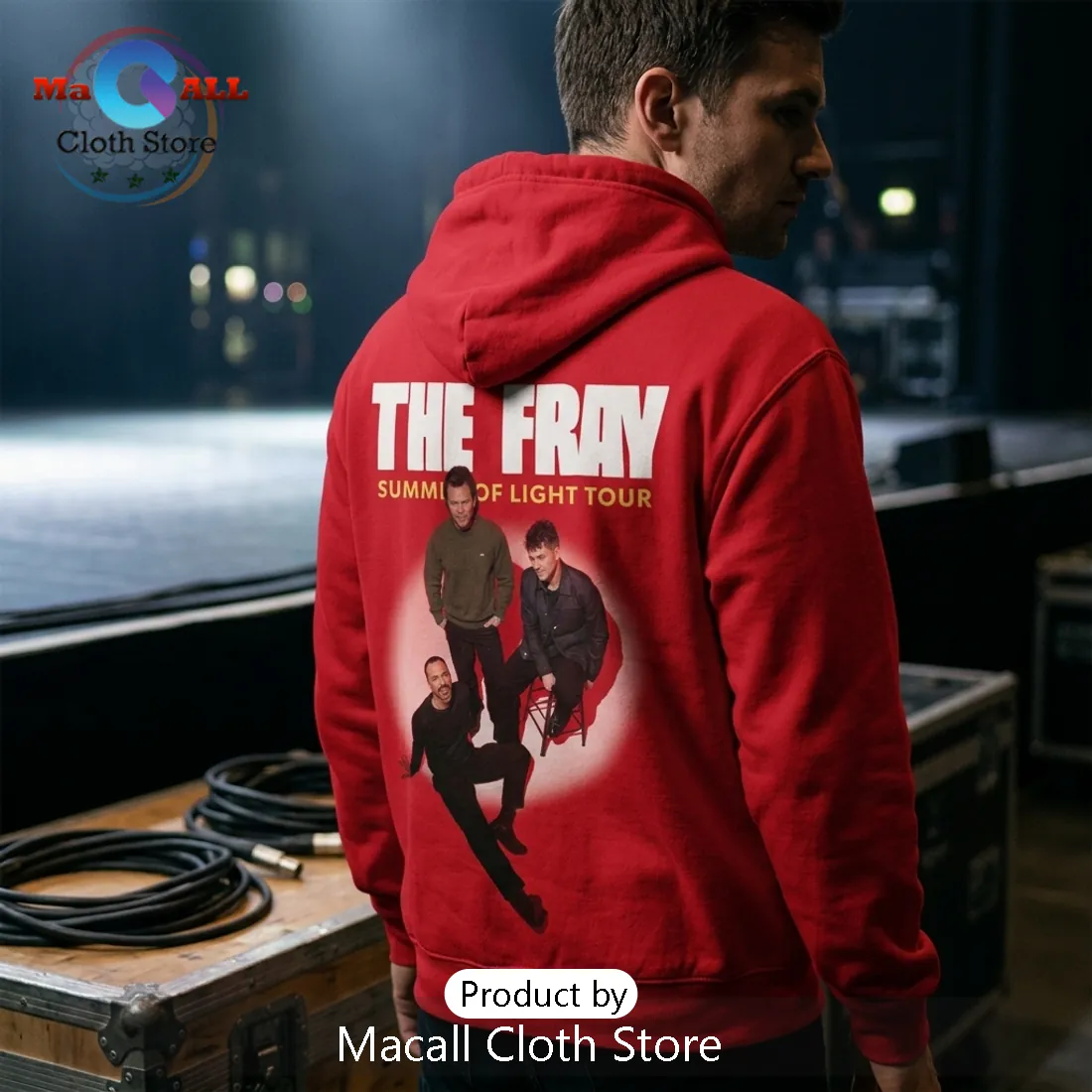 2026 The Fray Summer of Light Tour Red Hoodie 2026 The Fray Summer of Light Tour Red Hoodie