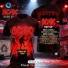 AC/DC PWR/UP Tour 2024-2026 Tracklist Shirt