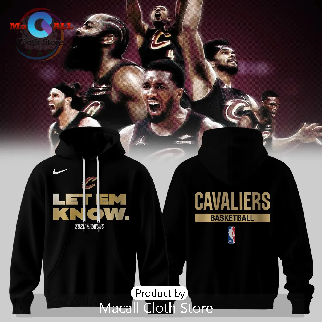 Cleveland Cavaliers Let Em Know 2026 Playoffs Hoodie