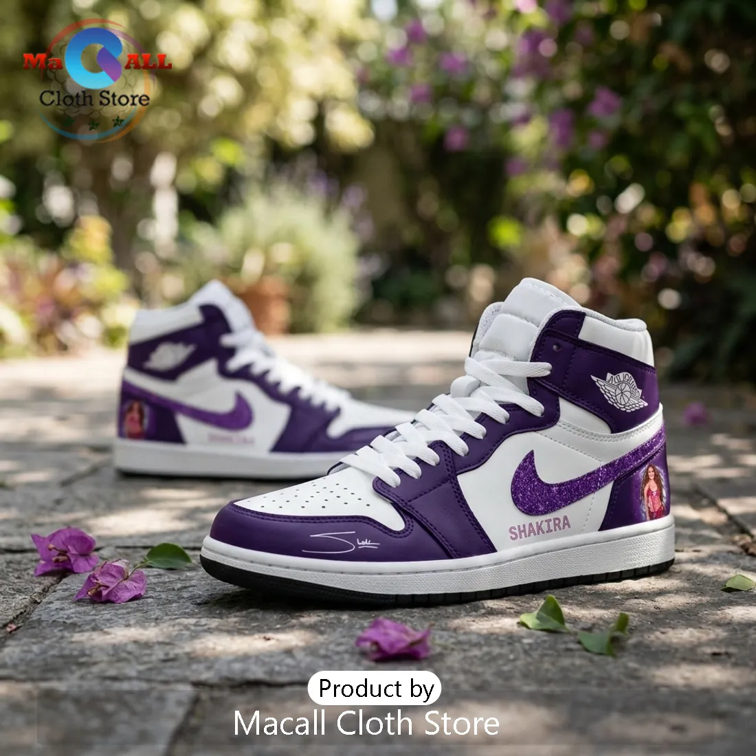 Shakira Las Mujeres Ya No Lloran World Tour World Cup High-Top Sneakers Shakira Las Mujeres Ya No Lloran World Tour World Cup High-Top Sneakers