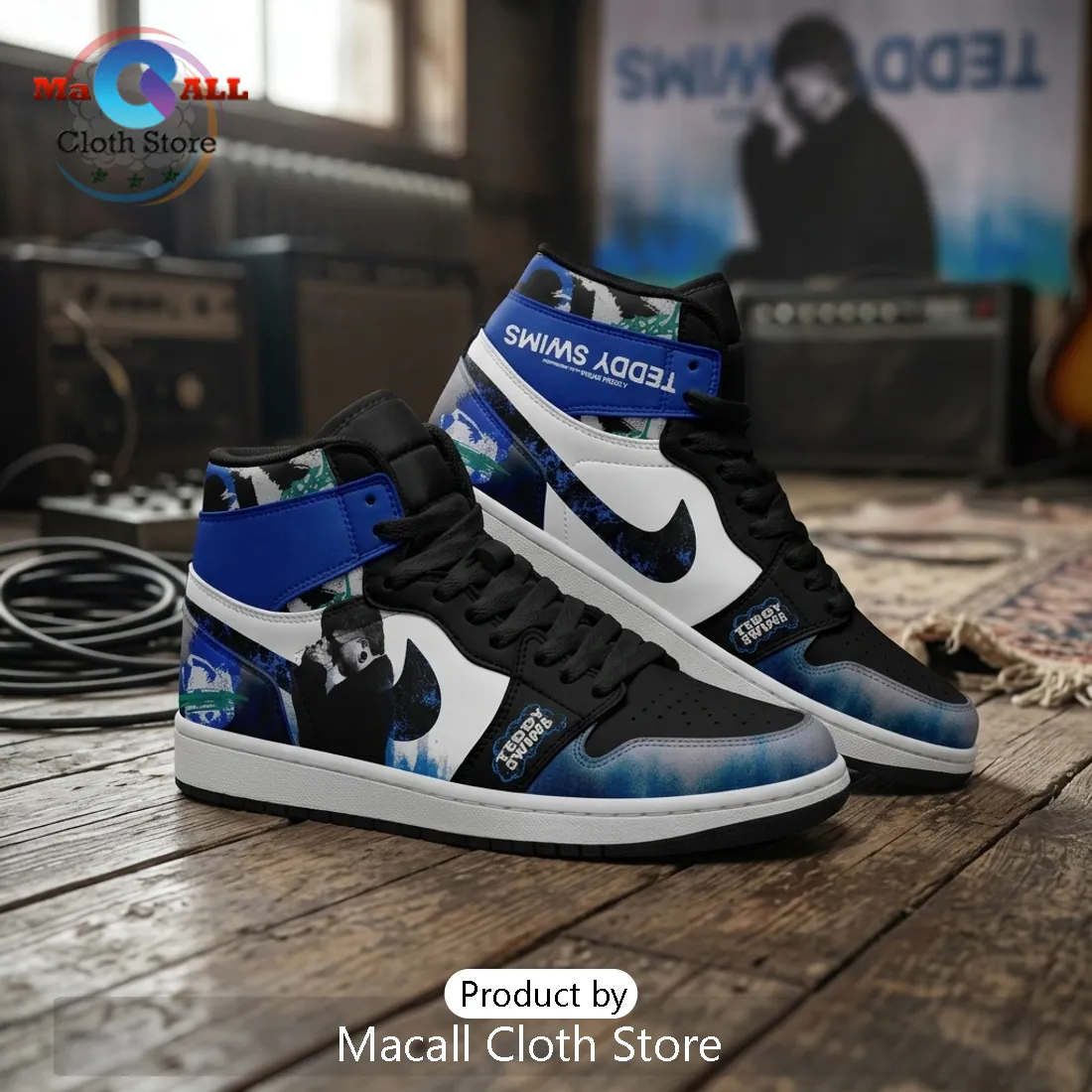 Teddy Swims The Ugly Tour 2026 Custom Air Jordan 1 High Top Teddy Swims The Ugly Tour 2026 Custom Air Jordan 1 High Top