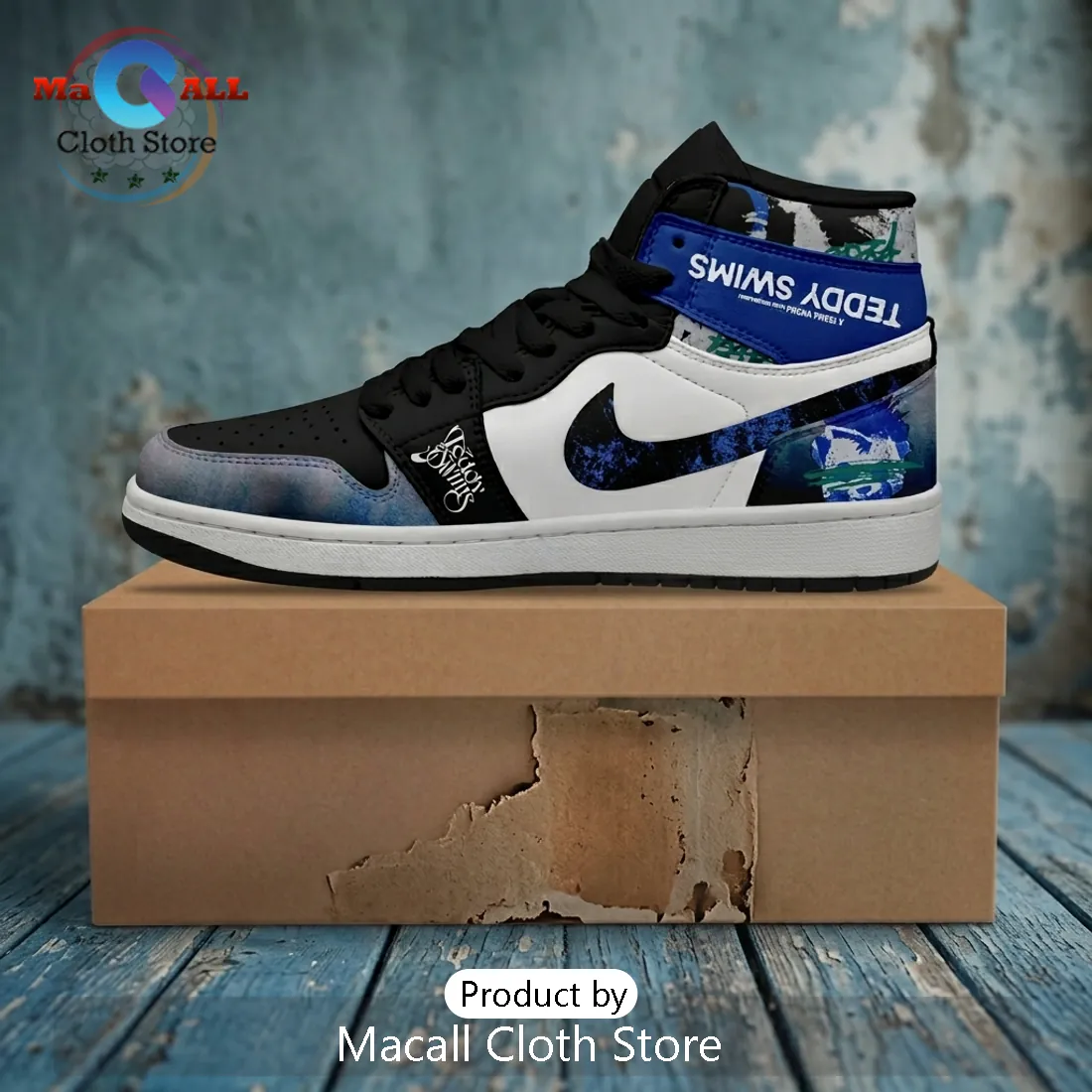 Teddy Swims The Ugly Tour 2026 Custom Air Jordan 1 High Top Teddy Swims The Ugly Tour 2026 Custom Air Jordan 1 High Top