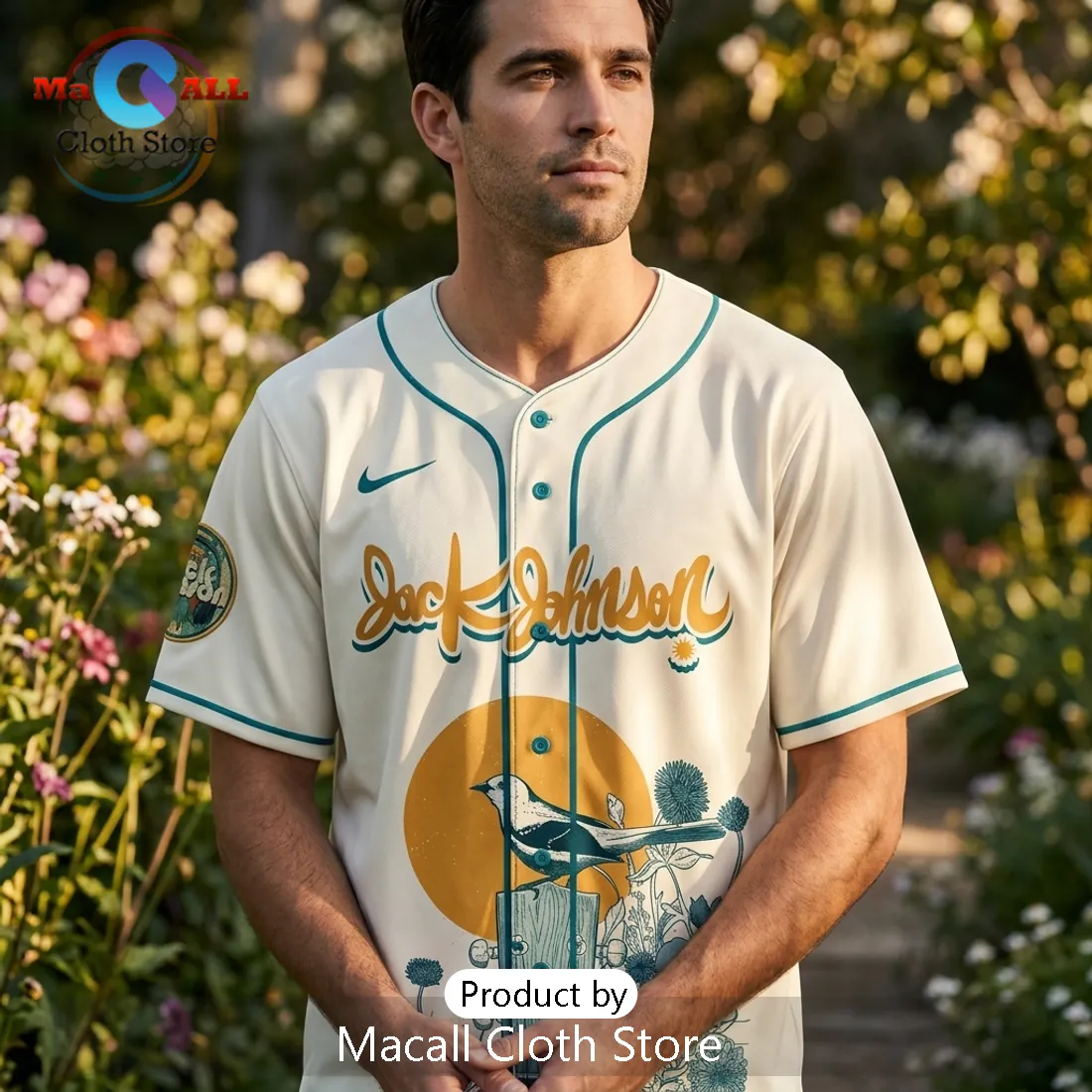 Jack Johnson Ben Harper John Butler Surf Music Tour 2026 Baseball Jersey Jack Johnson Ben Harper John Butler Surf Music Tour 2026 Baseball Jersey