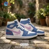 Kesha The Freedom Tour Custom Pink Purple Air Jordan 1 High Top Kesha The Freedom Tour Custom Pink Purple Air Jordan 1 High Top