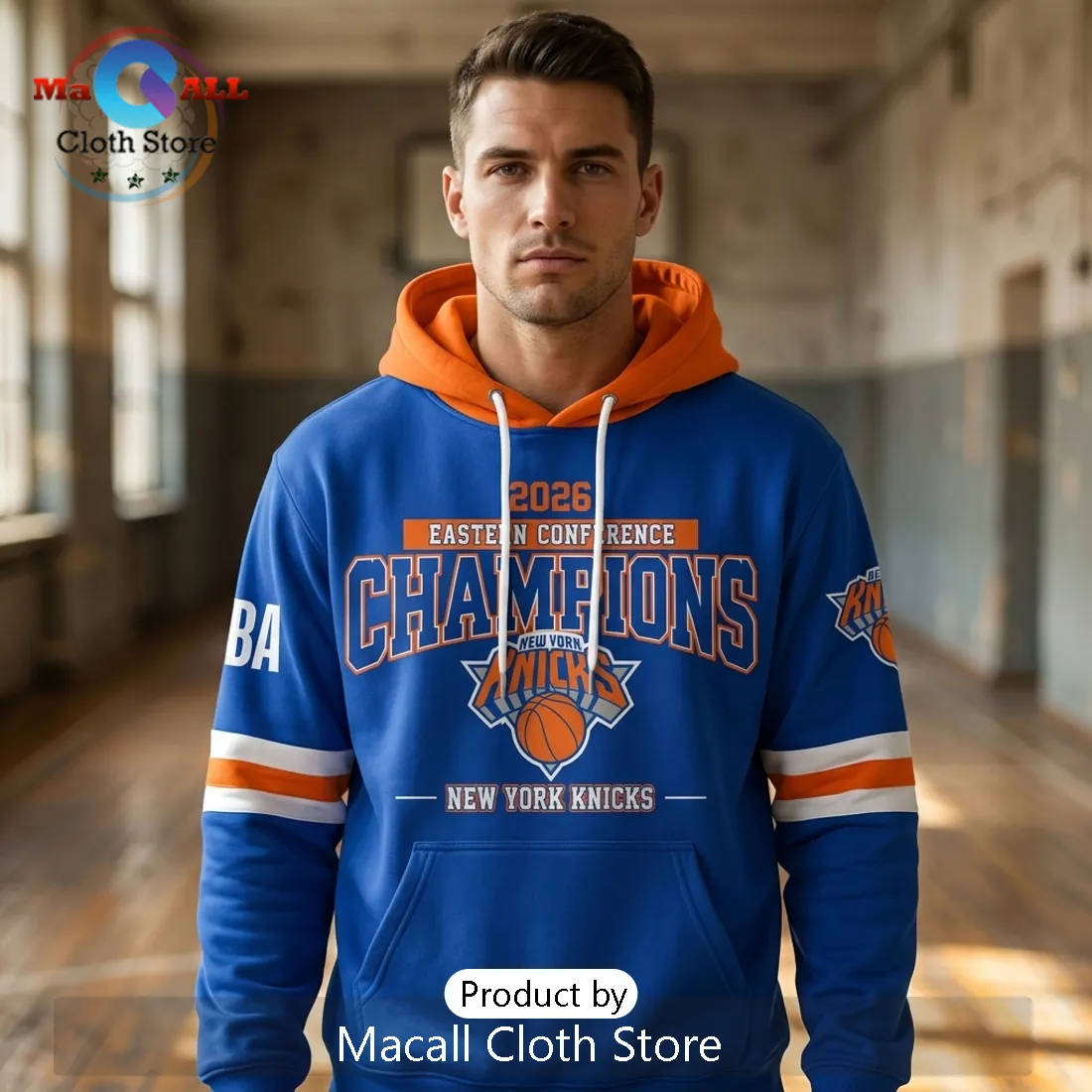 New York Knicks 2026 Eastern Conference Champions Pullover Hoodie New York Knicks 2026 Eastern Conference Champions Pullover Hoodie