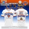 New York Knicks 2025-2026 NBA Eastern Conference Champions Locker Room T-Shirt New York Knicks 2025-2026 NBA Eastern Conference Champions Locker Room T-Shirt