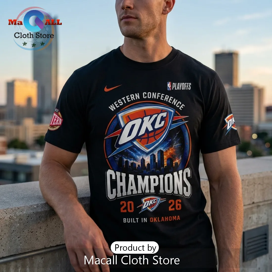 Oklahoma City Thunder 2026 Western Conference Champions T-Shirt