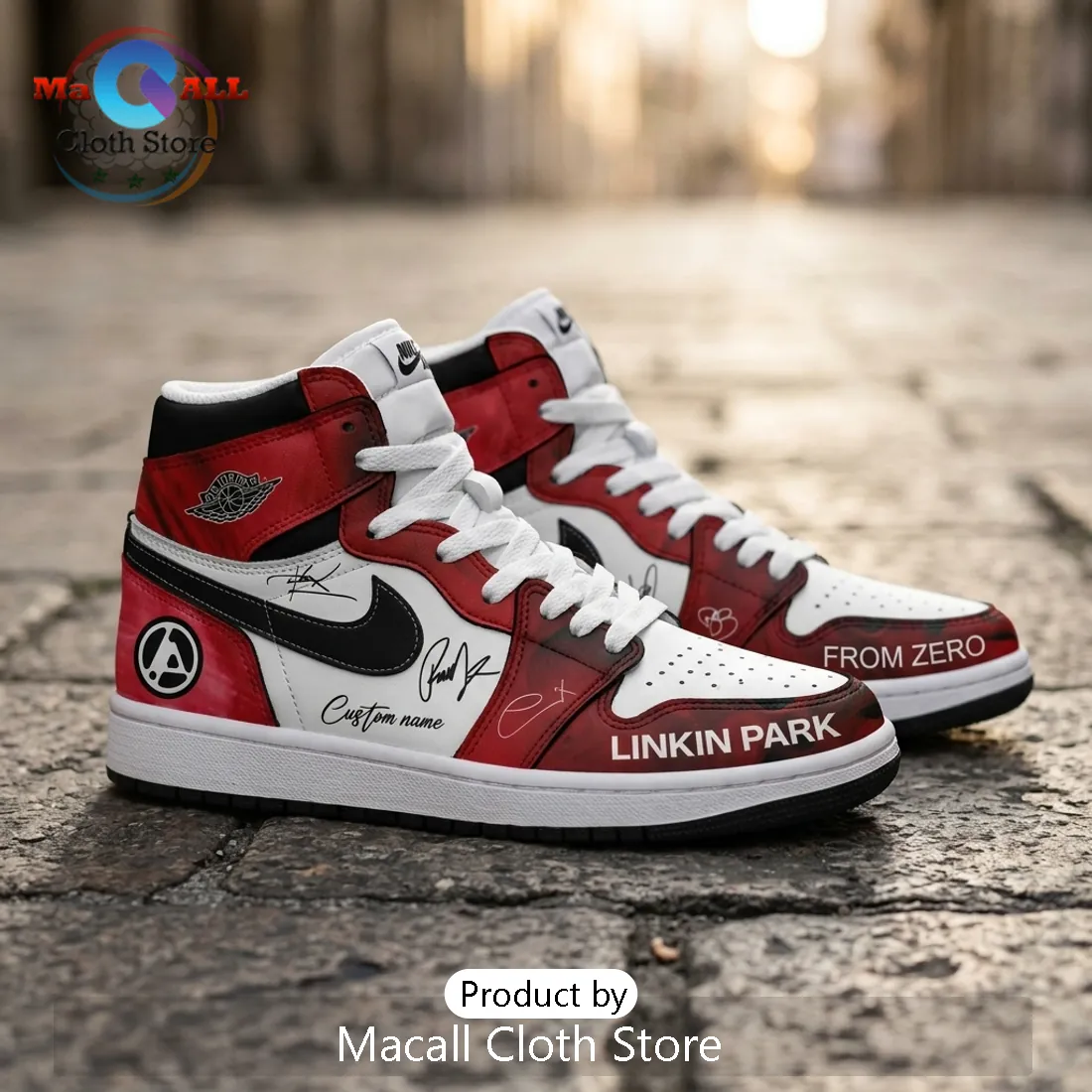 Linkin Park From Zero World Tour 2026 Limited Edition AJ1 Sneakers