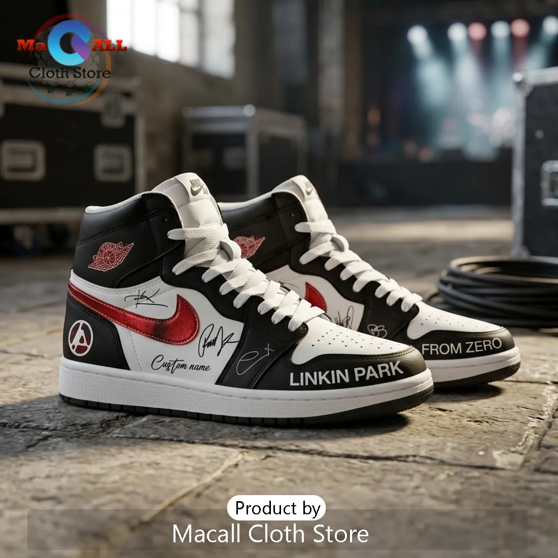 Linkin Park From Zero World Tour 2026 Limited Edition AJ1 Sneakers