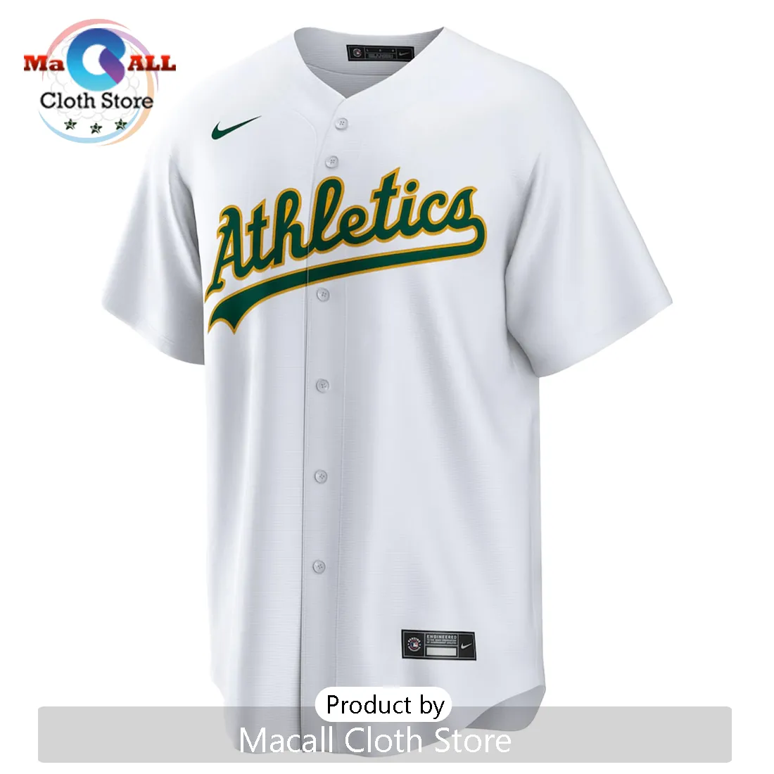 SUGA x Oakland Athletics Vegas Concert Edition White Baseball Jersey SUGA x Oakland Athletics Vegas Concert Edition White Baseball Jersey