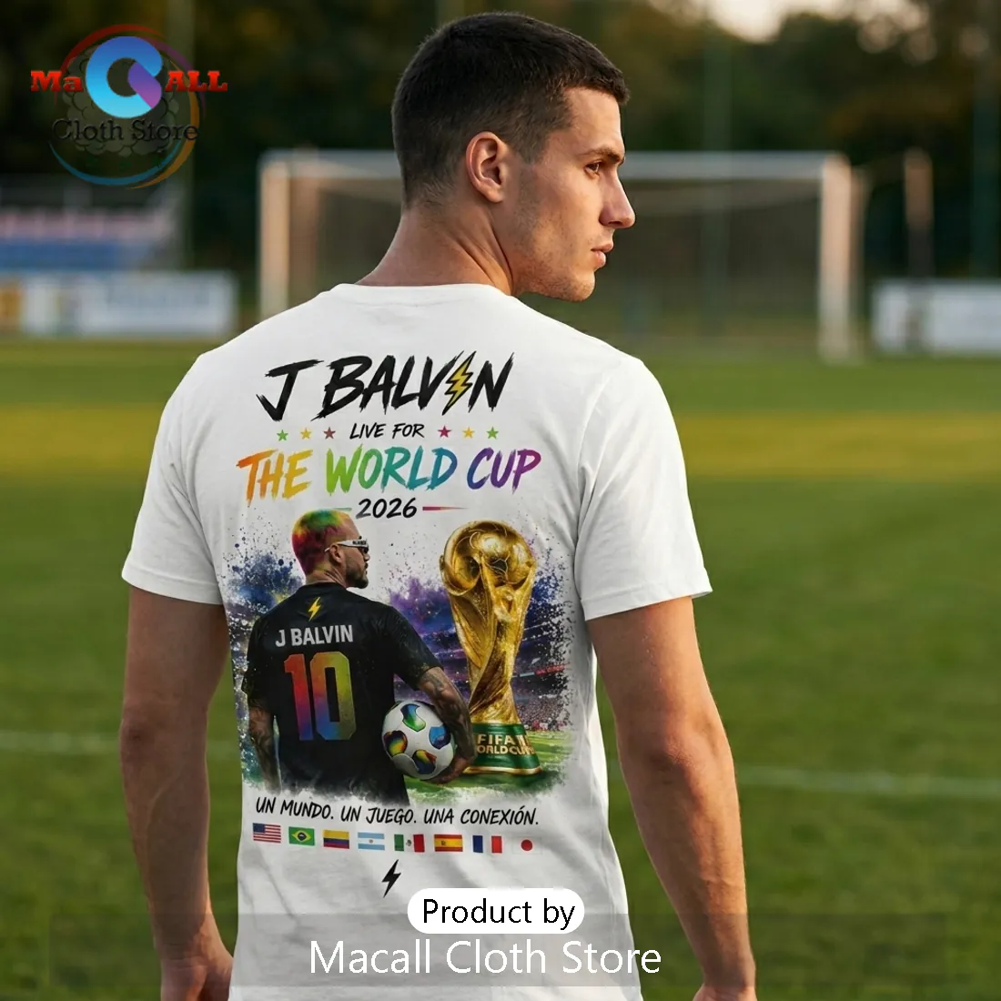 J Balvin x FIFA World Cup 2026 Live For The World Cup T-Shirt J Balvin x FIFA World Cup 2026 Live For The World Cup T-Shirt