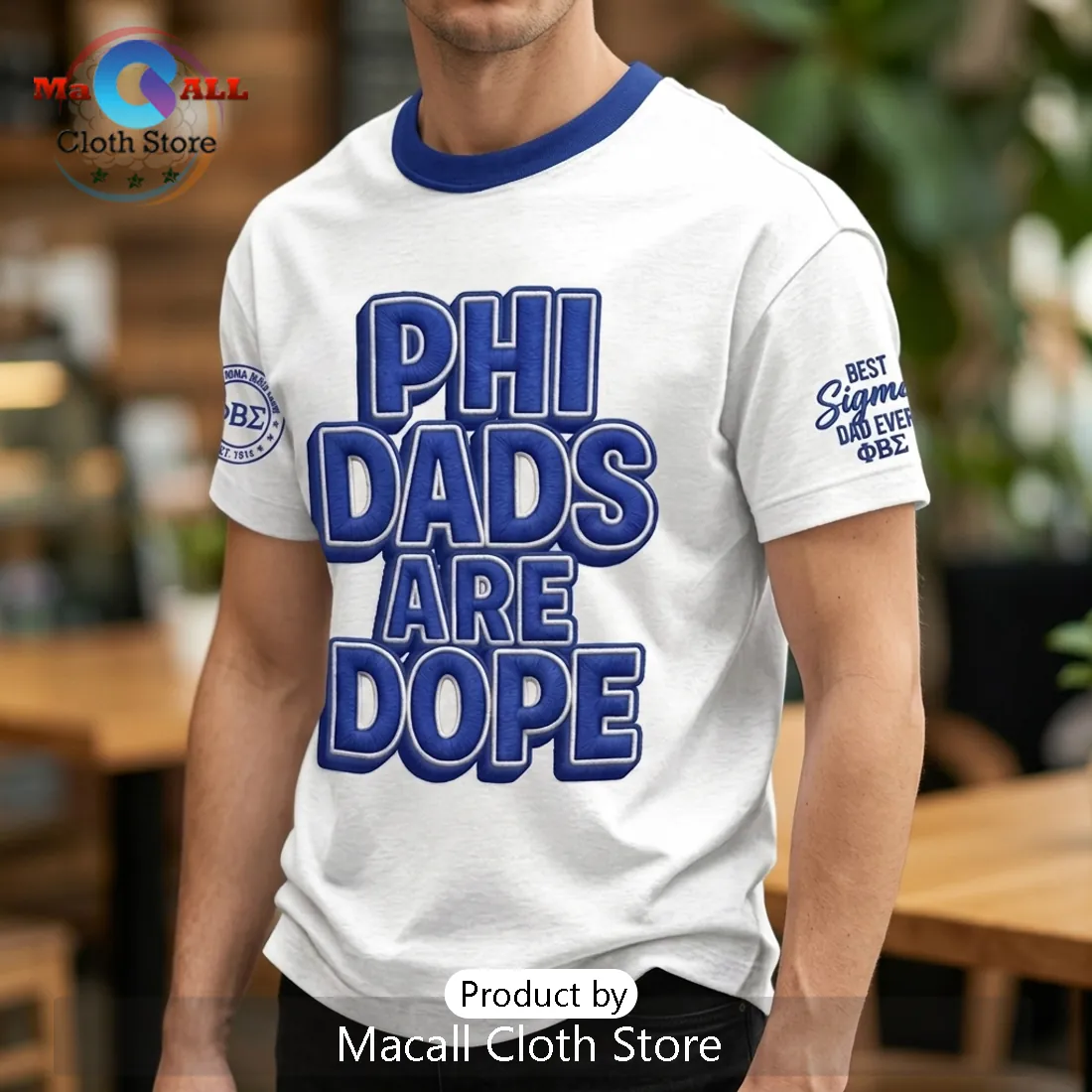 Phi Beta Sigma Fraternity Best Sigma Dad Ever Father’s Day T-Shirt