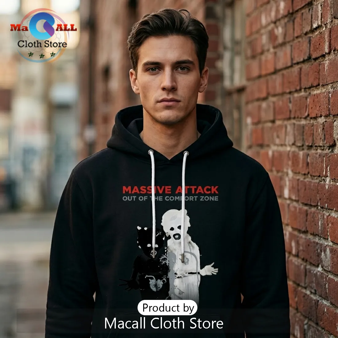 Massive Attack x Live 2026 Australian Tour Black Hoodie