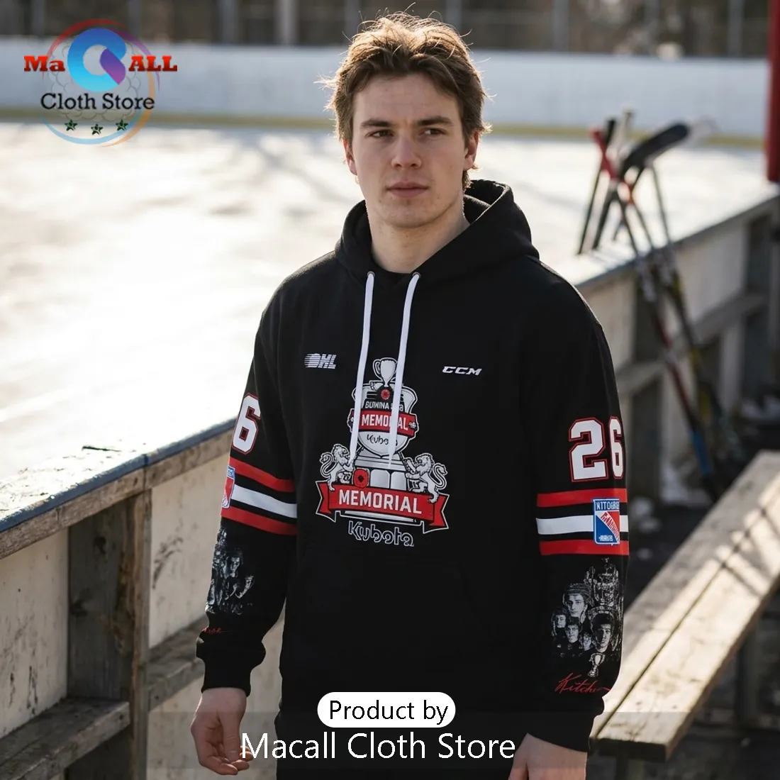 Kitchener Rangers 2026 Memorial Cup Champions Black Hockey Hoodie Kitchener Rangers 2026 Memorial Cup Champions Black Hockey Hoodie