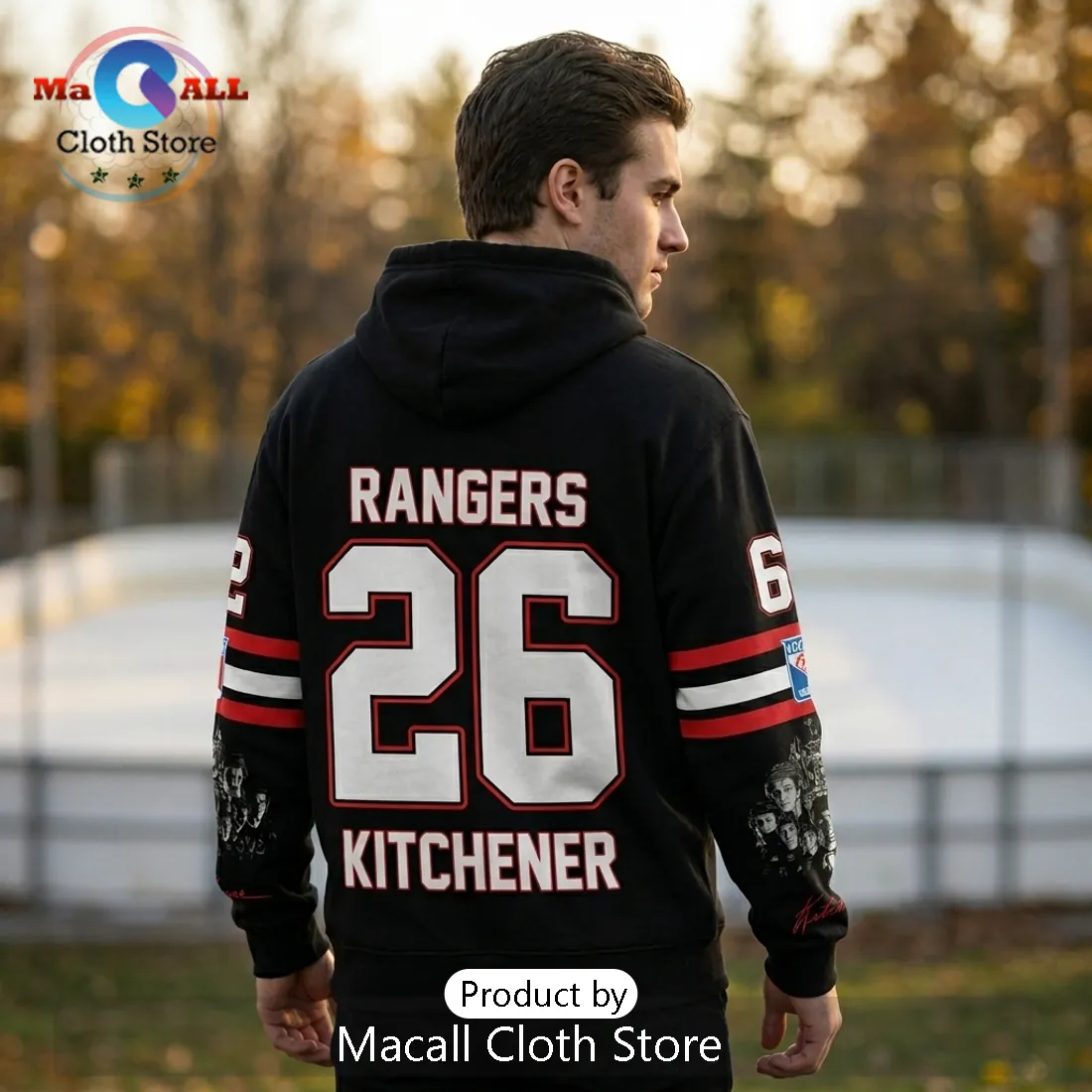 Kitchener Rangers 2026 Memorial Cup Champions Black Hockey Hoodie Kitchener Rangers 2026 Memorial Cup Champions Black Hockey Hoodie