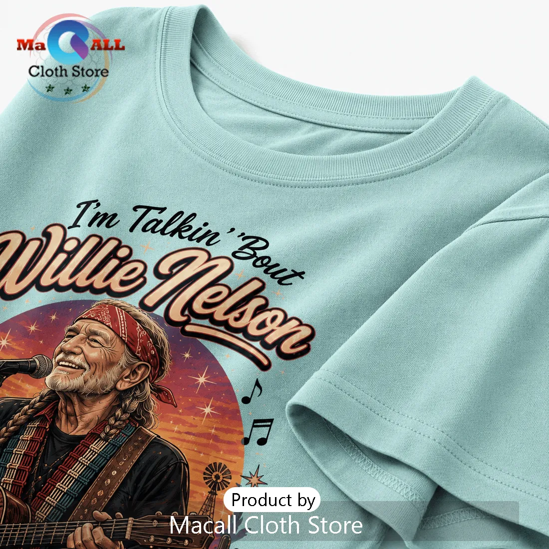 Willie Nelson Retro Road Trip Country Music Graphic T-Shirt Willie Nelson Retro Road Trip Country Music Graphic T-Shirt