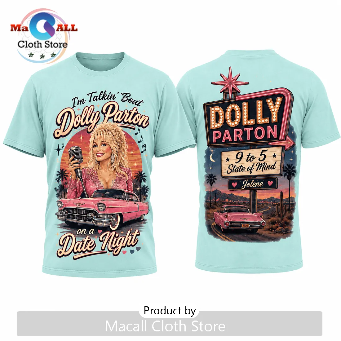 Dolly Parton Retro Country Road Trip Limited Edition Shirt