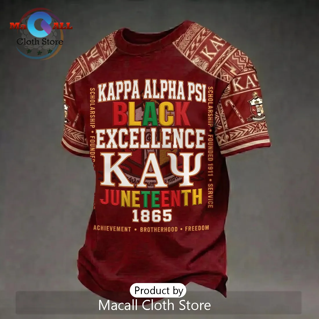 Kappa Alpha Psi Juneteenth Premium Graphic T-Shirt