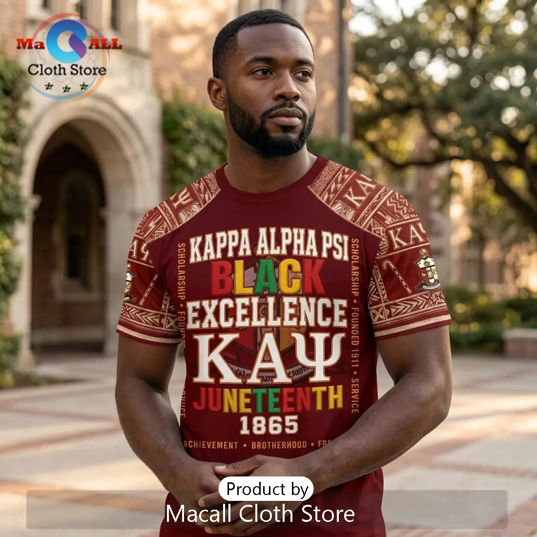 Kappa Alpha Psi Juneteenth Premium Graphic T-Shirt