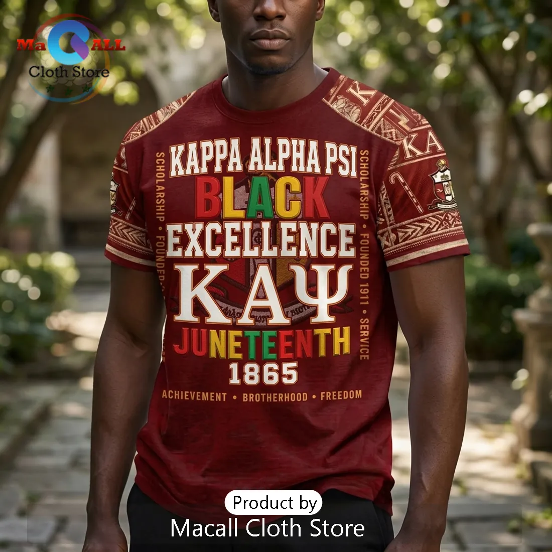 Kappa Alpha Psi Juneteenth Premium Graphic T-Shirt Kappa Alpha Psi Juneteenth Premium Graphic T-Shirt