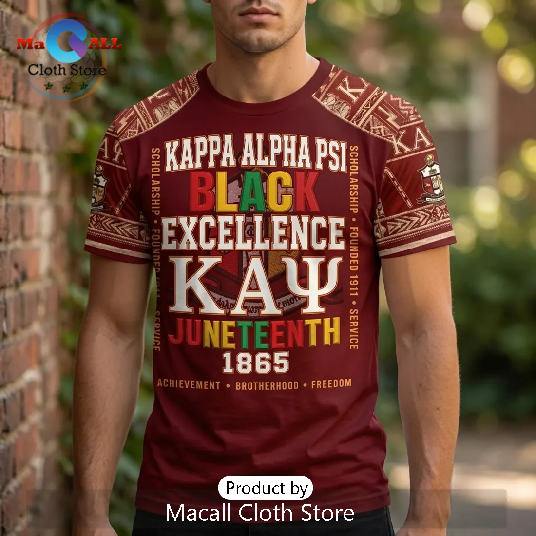 Kappa Alpha Psi Juneteenth Premium Graphic T-Shirt Kappa Alpha Psi Juneteenth Premium Graphic T-Shirt