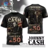 Firefighter USA Flag Maltese Cross Courage Honor T-Shirt