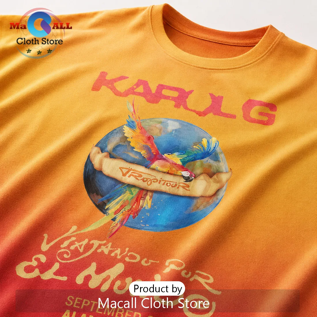 Karol G Tropitour Viajando Por El Mundo 2026 Tour Graphic T-Shirt