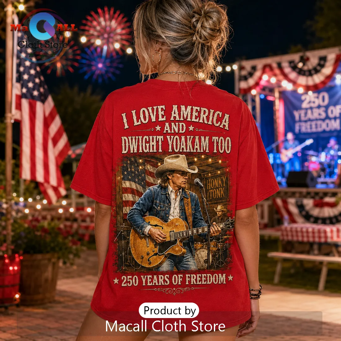 Dwight Yoakam America 250 Patriotic Country Music T-Shirt Dwight Yoakam America 250 Patriotic Country Music T-Shirt