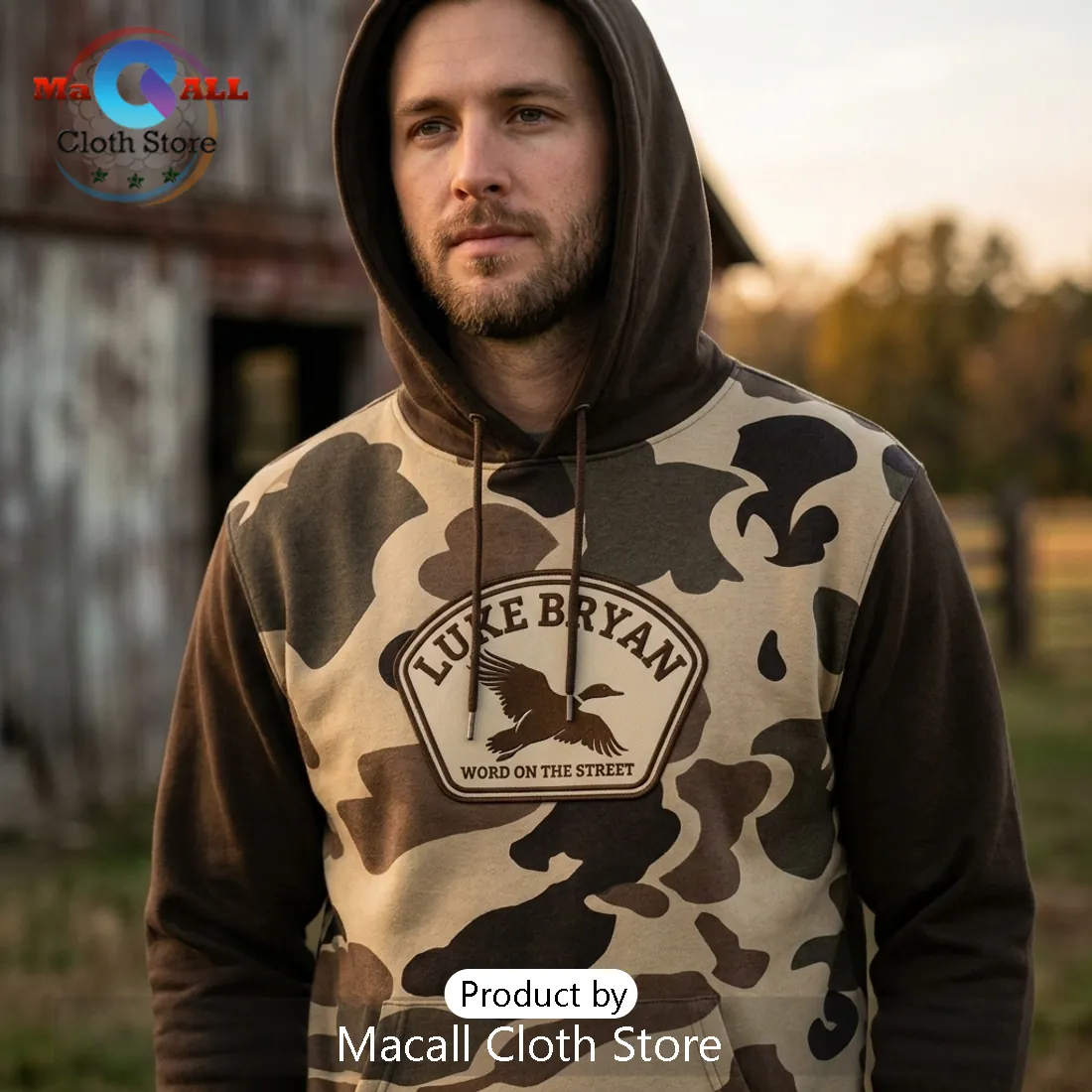 Luke Bryan Word On The Street Tour Camouflage Hoodie 2026 Luke Bryan Word On The Street Tour Camouflage Hoodie 2026