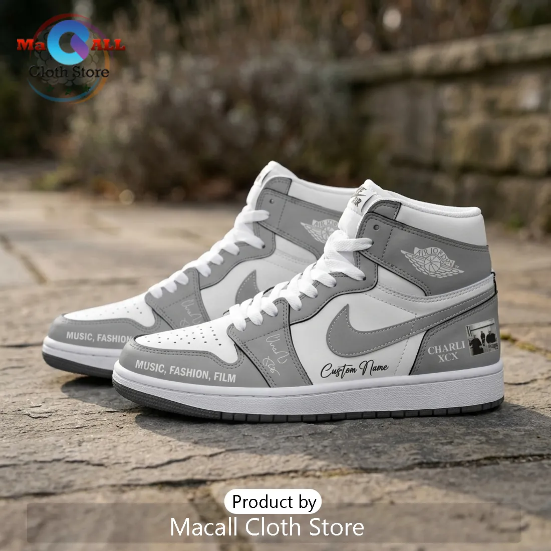 Charli XCX Album Music Film Custom Air Jordan 1 Hightop Charli XCX Album Music Film Custom Air Jordan 1 Hightop